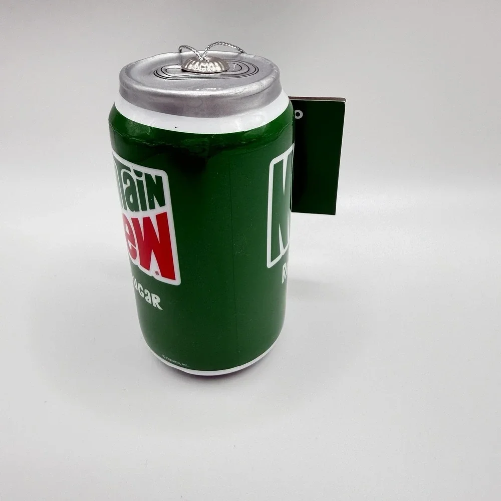 NEW Mountain Dew Real Sugar‎ Holiday Decoupage Ornament By Ruz, 4 Inches Tall